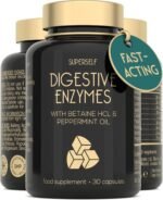 Digestive Enzyme Supplements with Betaine HCL - 7 Digestive Enzymes for Gut Health & Support with Lactase, Bromelain, Lipase & Peppermint Oil - 30 Capsules - Gentle & Fast Acting Tablets - UK Made - Image 2