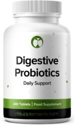 Digestive Probiotics for Gut Health 240 Tablets Supports Immune System & Digestive Health Made in The UK 3 Billion CFU Probiotic Supplement for Men & Women (240, Digestive Probiotics) - Image 2