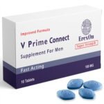 Erexon - V Prime Connect | 10 Blue Tablets 100mg | Herbal Supplement for Men | Men's Vitality Support | Performance & Enhancement | Ginseng Maca Root Zinc - Image 2