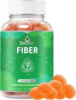 Fiber Gummies with Sugar-Free Prebiotic & High Strength Inulin - Fiber Supplement, Weight Control, Digestive Support for Kids & Adults - Apple Flavor (60 Ct) (1 Pack) - Image 2