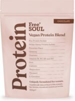 Free Soul Vegan Protein Powder | Formulated for Women | 600g | 20g Protein with Added Nutrients | Gluten & Soy Free Plant-Based Nutrition Shake | Pea & Hemp Isolate Protein | Chocolate Flavour - Image 2