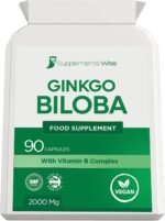 Ginkgo Biloba Capsules 90 x 2000mg - Dizziness and Vertigo Treatment - Focus Tablets, Concentration Pills for Brain, Memory - Blood Circulation -Ginkgo Biloba Herbal Supplements with Vitamin B Complex - Image 2