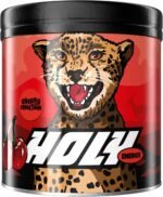 HOLY Energy Gaming Booster Flavour Powder | 50 portions with NewCaff & Green Tea Extract | Focus Booster - Focus Drink | Vegan with 100% natural fruit flavours (350 grams, Cherry Cheetah) - Image 2