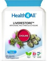 Health4All Liverestore Liver Cleanse Detox and Repair Capsules, Milk Thistle (80% Silymarin), Artichoke and Choline, 60 Capsules, Vegan Liver Health Support Supplement, 2 Month Supply | Made in UK - Image 2