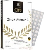 Healthspan Elite Zinc & Vitamin C (6 months’ supply) | 15mg Zinc & 80mg Vitamin C to support your immune health | All Blacks Official Partner | Easy swallow tablets | Informed Sport Accredited | Vegan - Image 2
