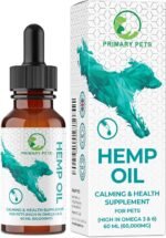 Hemp Oil for Dogs -100% Natural Hemp Seed Oil, Calming Drops 60,000mg, Rich in Omega 3 & 6 Fatty Acids, Hip & Joint Support - Image 2