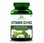 Herbal Magic Pure & Natural Plant Based Vitamin D3 (4000 IU) & K2 (100 mcg) in 2 Capsules, Whole Plant Used 60 x Veg Capsules - Lab Tested - No Maltodetxrin, Fillers, Preservatives - Image 2