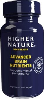 Higher Nature - Advanced Brain Nutrients - Aids Memory & Concentration - Supports Nervous System - Gluten Free - Vegan & Vegetarian - 90 Capsules - Image 2