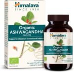 Himalaya Organic Ashwagandha (Indian Ginseng), 60 Day Supply, Herbal Supplement for Stress Relief, Energy Support, Occasional Sleeplessness, Certified Organic, Vegan, Gluten Free, 670 mg, 60 Caplets - Image 2
