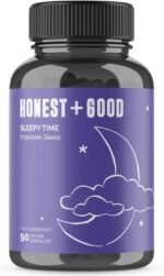 Honest + Good Sleepy Time Natural Sleep Supplement | Nootropic with Magnesium Threonate, Valerian Root, L-Theanine & Lemon Balm | 90 Vegan Capsules | Helps Calm & Non-Habit Forming | UK Small Batch - Image 2
