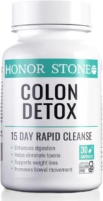 Honor Stone - Colon Cleanse 15 Day Detox - Supports Weight Loss - Helps Eliminate toxins - Relieves Constipation & Bloating - Probiotics Support Gut Health - Herbal Stool Softener - Image 2