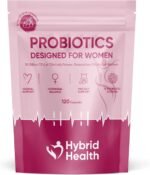 Hybrid Health Probiotics for Women | 120 Vegan Capsules | 50 Billion CFU Womens Probiotics for Gut Health | 11 Probiotic Researched Strains with Prebiotics & Cranberry Extract | Vegan Non-GMO - Image 2
