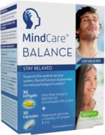 Igennus MindCare Balance with Magnesium Glycinate, L-Theanine, Omega-3 EPA DHA & B-Vitamins, Calming Supplement, 60 Capsules - Image 2