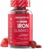 Iron Gummies with Vitamin C - 1-Month Supply - 20mg High Strength Alternative to Iron Tablets & Drops - Supplements for Women & Men - Immune System & Energy Booster - Novomins - Image 2