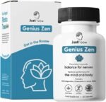 JustFloow Genius Zen® Stress Relief Supplement | 9 Active Calming Ingredients| Natural Relief of Anxiousness, Nervousness, and Irritability | Vegan & Gluten Free | 2 Month Supply - Image 2