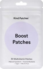 Kind Patches | Boost Patches | Daily Energy & Immune Function Support | Botanical Plant-Based Formula with Vitamins D3, A & B5 | 30 Vegan Patches - Image 2
