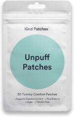 Kind Patches | Unpuff Patches | Detox Vitamin Patch with Dandelion & Ginger | Natural Herbal Supplement for Bloating, Water Retention & Digestive Support | 30 Vegan Patches - Image 2