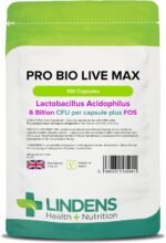 Lindens - Pro Bio Live Max 6 Billion CFU Capsules - 100 Pack - UK Made - Contributes to a Healthy Gut and Supports Digestion - Probiotic Vegetarian Capsules - Letterbox Friendly, Vegan - Image 2