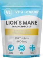 Lions Mane Supplement 4000mg | 2 Month Daily Supply | Lion's Mane Mushroom Tablets High Strength Extract (Not Gummies, Powder or Capsules) | Made in UK, Vegan - Image 2