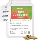 Liver Detox & Gallbladder Cleanse Supplement - Natural Liver Cleanse Detox and Repair Complex with Choline, Turmeric, Beetroot, Garlic, NAC & Alpha Lipoic Acid - UK Made Liver Support Supplements - Image 2