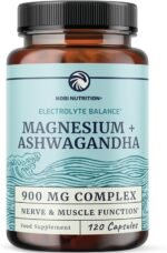 Magnesium Ashwagandha | Stress Relief & Rest for Adults | Relax, Reset, Support Calm Mood & Muscle Health with Magnesium Citrate & Oxide 400 mg + Ashwagandha 500 mg | Calming Supplements | 120 Ct - Image 2