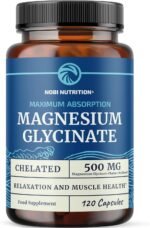 Magnesium Glycinate 500mg | Chelated for High Absorption | Muscle Relaxation, Bones, Heart, Nerve, Rest & Calm Support for Women & Men | Magnesium Chelate Supplement & Bisglycinate Complex | 120ct - Image 2