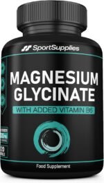 Magnesium Glycinate Supplements 1500mg & Vitamin B6-120 High Strength Capsules - 1500mg of Magnesium Providing 315mg Elemental Magnesium (Bisglycinate) - Pure Active Ingredient - Image 2