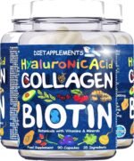 Marine Collagen Type1&3 1800mg, Biotin 10000mcg/serving, Hyaluronic Acid, Vitamins, Minerals, Botanicals | 2432mg/serving | Hydrolysed High Strength Peptides Supplement | Skin, Hair, Nails, Joints - Image 2