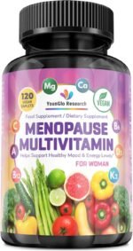 Menopause Supplement - 120 Vegan Caplets - Menopause & Perimenopause Relief Support - Food and Dietary Vitamins - Multivitamin for Women - by YounGlo Research - Image 2