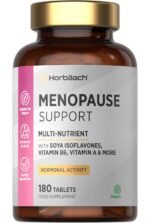 Menopause Supplements for Women | Perimenopause & Menopause Support Complex | 180 Vegan Tablets - 6 Month Supply | with SOYA Isoflavones & Vitamin B6 | by Horbaach - Image 2