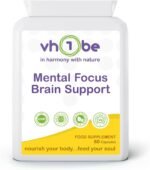 Mental Focus Brain Support 60 Capsules | Daily Cognitive Function Supplement for Concentration & Focus | Ginkgo Biloba & Essential Brain Nutrients | Non-GMO, Vegan-Friendly by vh1be - Image 2