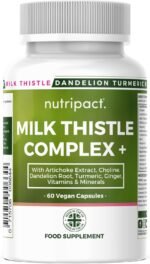 Milk Thistle 14-in-1 Liver Support Complex – 7986mg per Serving – with Dandelion Leaf, Artichoke Extract, Choline, Turmeric, Vitamins & Minerals – 80% Silymarin – 60 Vegan Capsules (not Tablets) – UK - Image 2