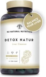 Milk Thistle Detox Complex (38:1) 6840mg with Artichoke, Choline, NAC, and More. Liver Cleanse Detox and Repair, with, Vitamin B, Selenium and Burdock. 90 Capsules. Vegan. CE. N2 Natural Nutrition - Image 2