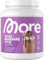 More Protein, Chocolate Drink, 600 g, 1.32 lbs, 20 Servings, Mix of whey Concentrate and Casein, Ideal for Building and maintaining Muscle, with lactase – Made in Germany - Image 2