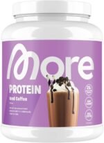 More Protein Whey Casein Protein Powder, Iced Coffee, 600 g, 1.32 lbs, 20 Servings - with Lactase - Image 2