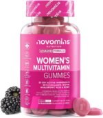 Multivitamin Gummies for Women - 23 Vitamins, Minerals & Probiotics for Women - Marine Collagen, Hyaluronic Acid, Folic Acid, Vitamin D, A, C, B, Biotin & Zinc – 60 Vitamin Gummies - Novomins - Image 2