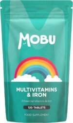 Multivitamin & Iron 120 Tablets for Men & Women | Vitamin B, C, D, E and Iron | Immune Support & Daily Wellbeing Multivitamins | Vegan | MOBU UK - Image 2