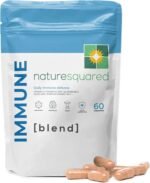 NATURE SQUARED Immune [blend]: Premium Immune System Booster - 60 High Strength 8-in-1 Complex - Loaded with Vitamin C, D, Zinc, Elderberry, Acerola Cherry, Olive Leaf, Black Pepper & MCT - Made in UK - Image 2