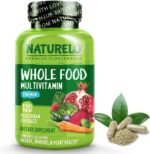 NATURELO Whole Food Multivitamin for Men - with Natural Vitamins, Minerals, Botanical Blends - Complete All-in-One Formula for Energy, Brain, Heart, Eye Health - 120 Vegan Capsules | 1 Month Supply - Image 2