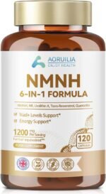 NMNH Supplement 1200mg, 6 in 1 NAD Alternative & Trans-Resveratrol Superior Antioxidant Blend with Max Absorption for NAD+ Booster & Energy Support, 120 Capsules - Image 2