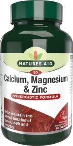 Natures Aid Calcium Magnesium Zinc - Supports Bones Teeth Muscle Function & Immunity - High Potency Natural Immune Health Supplement - Vegan, Non-GMO, Gluten-Free - 90 Tablets - Image 2