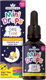 Natures Aid Mini Drops Bed Time 50ml – Supports Restful Sleep and Calm – Natural Supplement for Kids 3 Months to 5 Years at Bedtime – Vegan, Gluten-Free, Non-GMO – Easy Dropper – No Added Sugar - Image 2