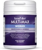 Nature's Best Multi-Max Multivitamin for Women - with Vitamin C, Zinc, Iron and More - UK Made - 120 Tablets (2 Months' Supply) - Image 2