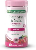 Nature's Bounty Hair, Skin and Nails Gummies - Pack of 60 Gummies, 30 Day Supply - with Collagen, Biotin, Zinc and Vitamins C and E - Supports Hair Growth and Healthy Shine - Image 2