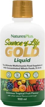 NaturesPlus Source of Life Gold Liquid - High Potency Whole Food Multivitamin and Mineral - Energy Boost, Immune Support - Vegetarian, Gluten Free - 887ml - Image 2