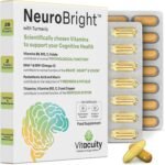 NeuroBright with Turmeric – Brain Supplement Multivitamin + Omega-3 Fish Oil Capsules for Memory & Focus – 16 High-Dose Ingredients inc. Vitamins C, D, E, B-Complex, Curcumin, Zinc & Copper – 56 Caps - Image 2
