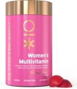 Nutriburst Women’s Multivitamin - Hormone Regulation & Support Collagen Formation - Contains 15 Micronutrients; B5, B6, B12, C, D - Vegan, Sugar Free Supplement - 60 Berry Gummies - 1 Month Supply - Image 2