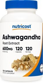 Nutricost Ashwagandha 600 mg, 120 Capsules - Image 2