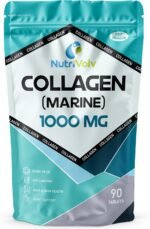 Nutrivolv Collagen Marine (1000mg) Supplement for Skin , Anti Ageing, Tissue, Joints, Bones & Muscles | 90 Multivitamin Tablets - Image 2
