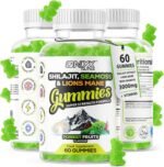 Onyx Sea Moss, Shilajit, Lion's Mane Complex 60 Gummies Vitamin D3 & C - 5 in 1 Natural Energy, Focus, Immunity and Gut Health Support Wellness Supplement - Image 2